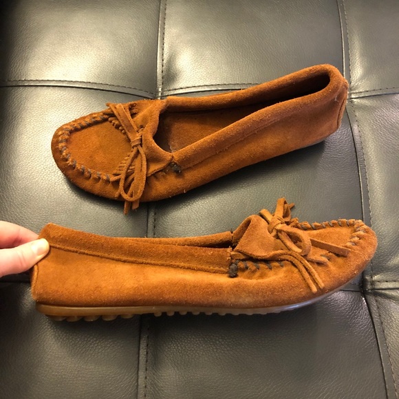 Minnetonka Shoes - Minnetonka Kitty Moccasin Brown